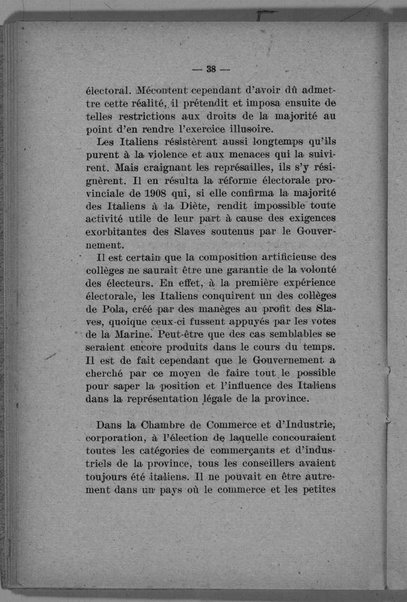 L'Istrie et le droit de l'Italie